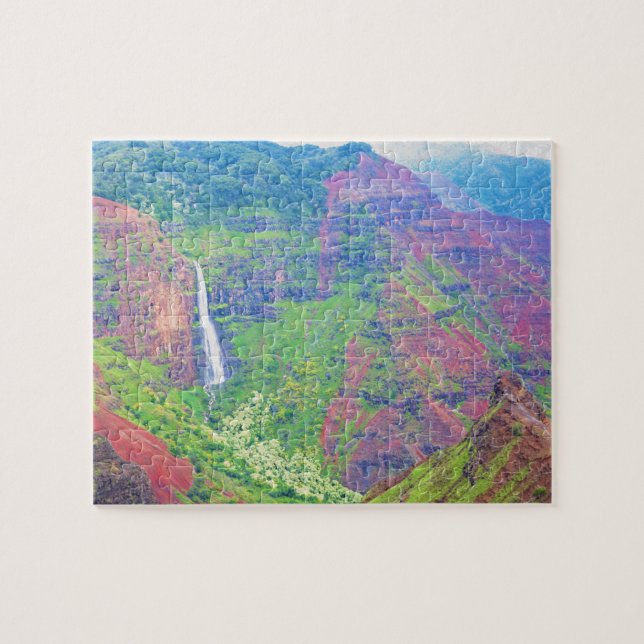 Waimea Canyon - Kauai, Hawaii - 8x10 - 110 pcs. Jigsaw Puzzle (Horizontal)