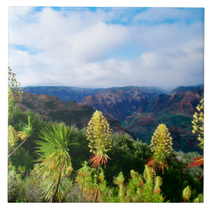 Waimea Canyon Kauai, Hawaii Ceramic Tile