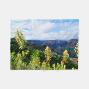 Waimea Canyon Kauai, Hawaii Fleece Blanket