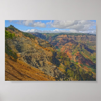 Waimea Canyon, Kauai, Hawaii Poster