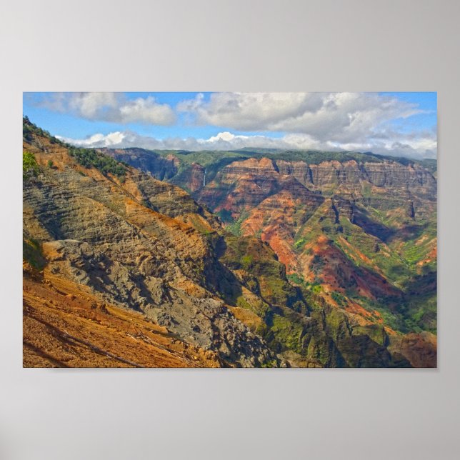 Waimea Canyon, Kauai, Hawaii Poster (Front)