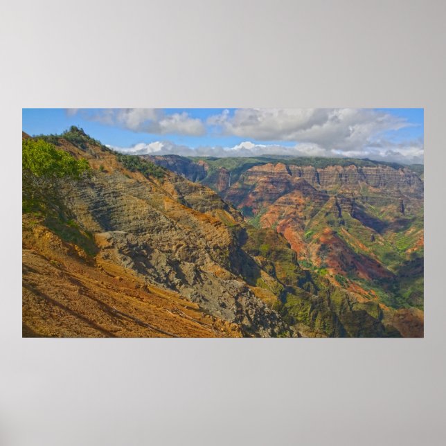 Waimea Canyon, Kauai, Hawaii Poster (Front)
