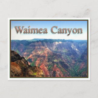 Waimea Canyon, Postcard