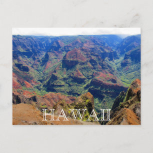 waimea canyon postcard