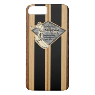 Waimea Surfboard Hawaiian Faux Wood iPhone 8 Plus/7 Plus Case
