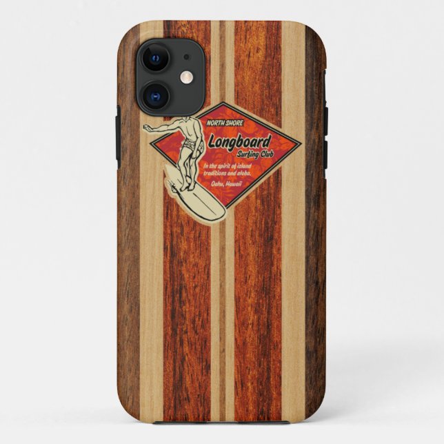 Waimea Surfboard Hawaiian iPhone 5 Cases (Back)