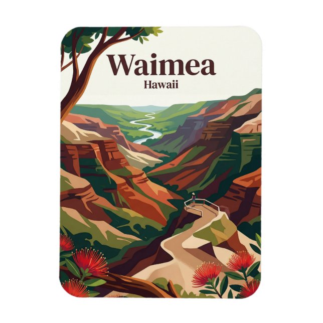 Waimea USA Magnet (Vertical)