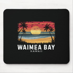 Waimea Y Hawaii Surfboard Beach Mouse Pad