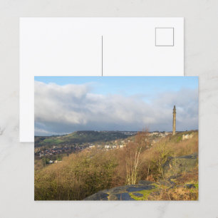 Wainhouse Tower from Albert Promenade, Halifax Postcard