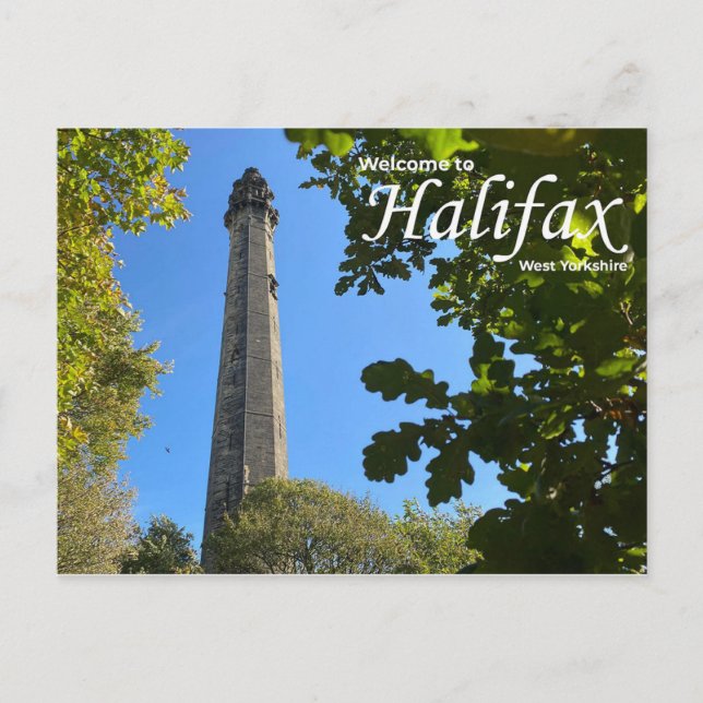 Wainhouse Tower Halifax postcard (Front)