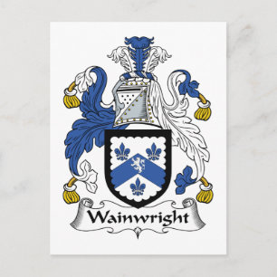 Wainwright Family Crest Postcard