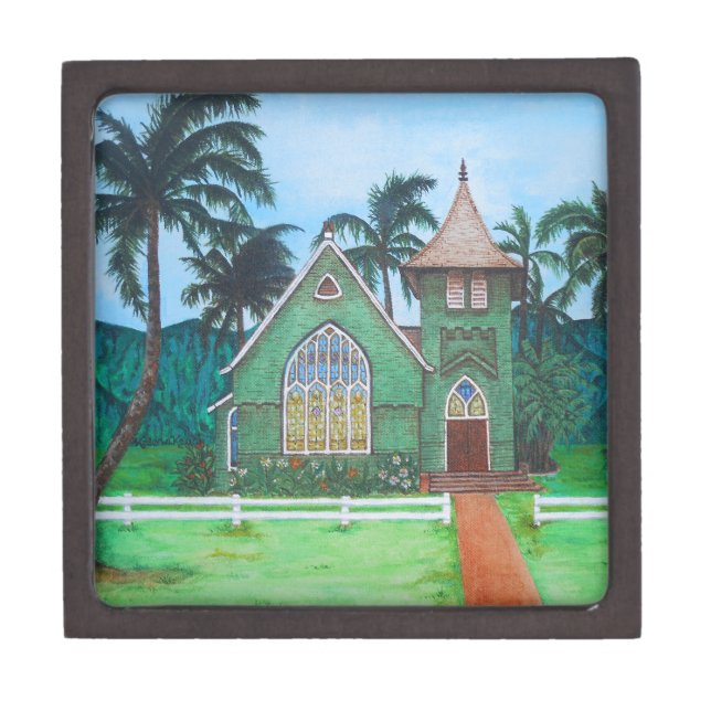Wai'oli Hui'ia Church Keepsake Box (Front)