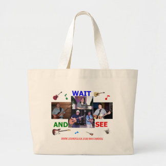 WAIT AND SEE small tote bag