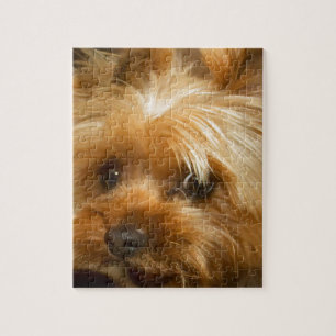 Wait for mum love haley dog yorkie terrier jigsaw puzzle