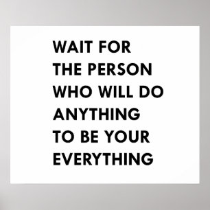 Wait for the person who will do  poster