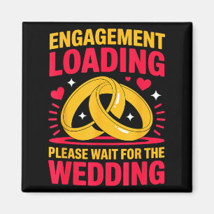 Wait For The Wedding Future Husbande Wife Husband Magnet