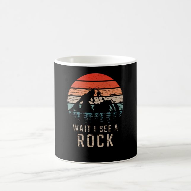 Wait I See A Rock Coffee Mug (Center)