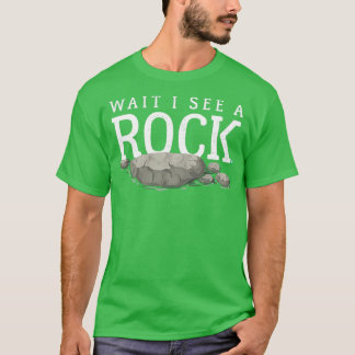 Wait I See a Rock Funny Mineral Collector Geolog T-Shirt