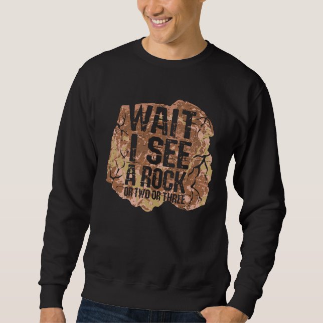 Wait I See A Rock Sweatshirt (Front)