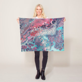 Wait on the Lord Scripture   Fleece Blanket