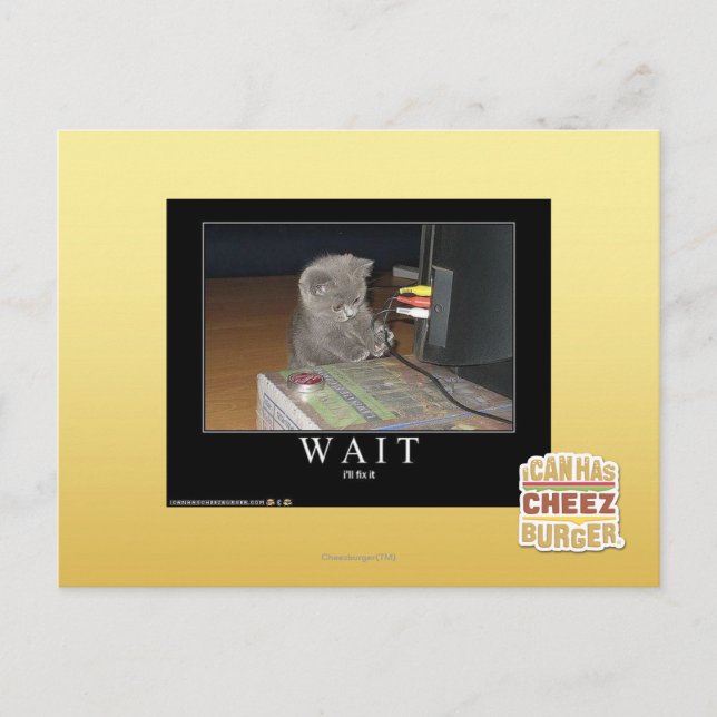 Wait Postcard (Front)