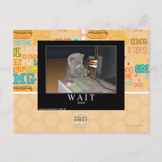 Wait Postcard (Front)