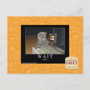 Wait Postcard