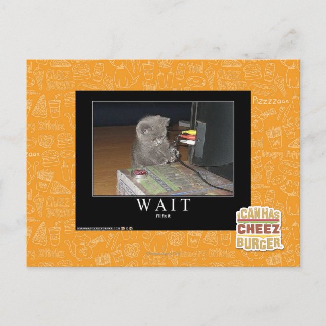 Wait Postcard (Front)