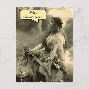 "Wait...that's no moon" May the Fourth Be With You Postcard