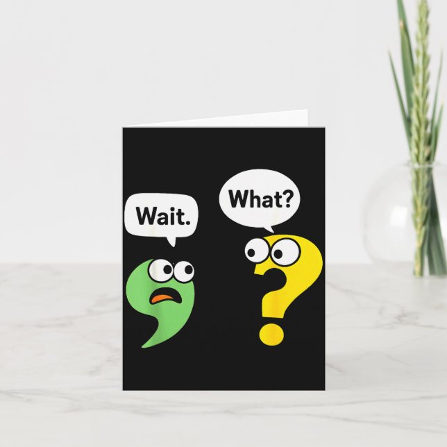 Wait What Grammar Lice  Card (Front)