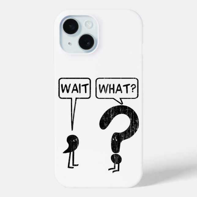 Wait, What? Learning English Case-Mate iPhone Case (Back)
