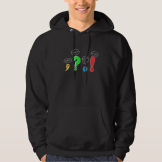 Wait what Stop I Agree Grammar Punctuation English Hoodie