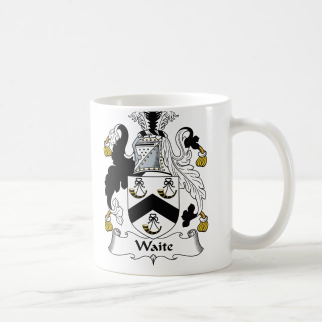 Waite Family Crest Coffee Mug (Right)