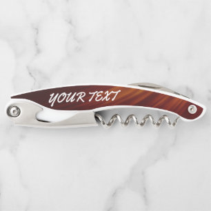 Waiter Corkscrew Wine Opener – Engraved Name Gift