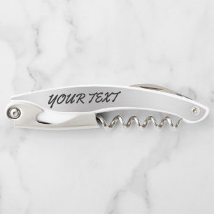 Waiter Corkscrew Wine Opener – Engraved Name Gift