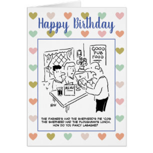 Waiter in Pub Asks if Customers Fancy Lasagne