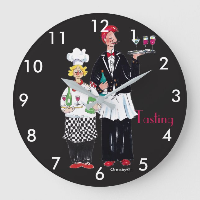 waiter wall clock (Front)