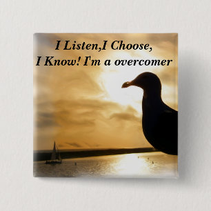 Waiting_ 15 Cm Square Badge