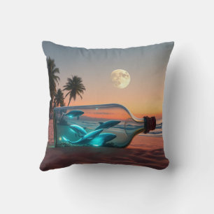 Waiting... and Dolphins Cushion