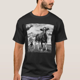 Waiting BW Crop T-Shirt