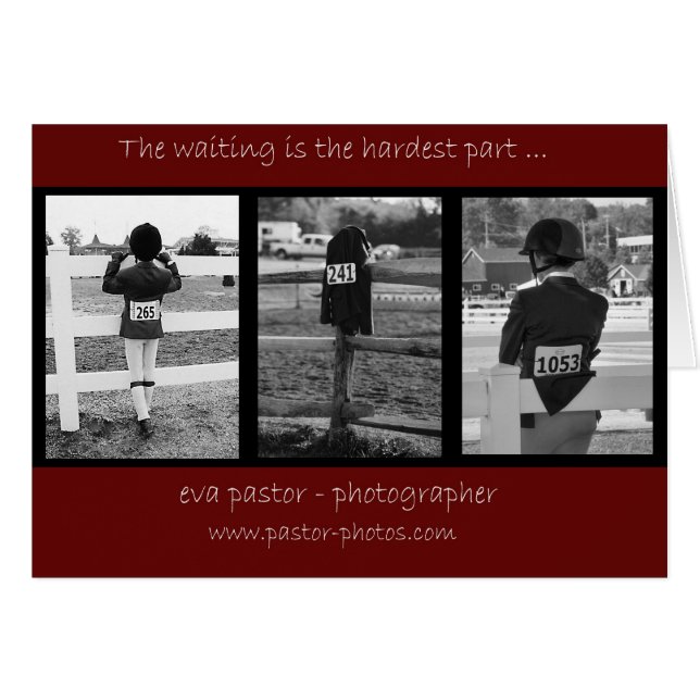 Waiting Card (Front Horizontal)