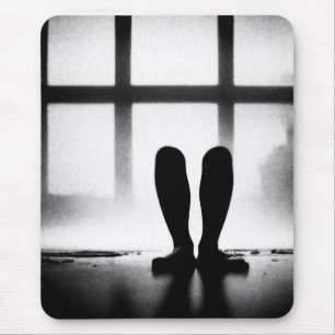 Waiting Feet by the Window Mouse Pad