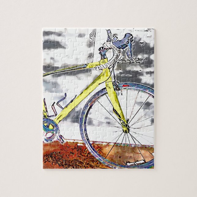 Waiting for a rider jigsaw puzzle (Vertical)