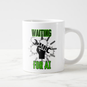 Waiting for AI.w Large Coffee Mug