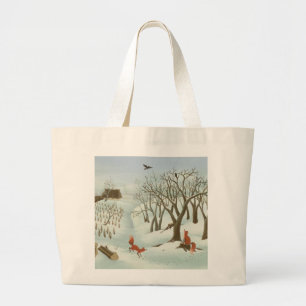 Waiting for Better Times 1980 Large Tote Bag