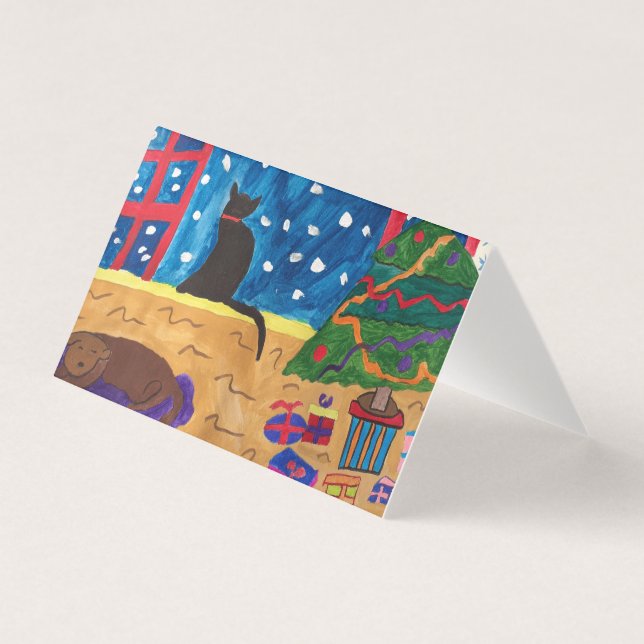 Waiting For Christmas Holiday Card (Front)