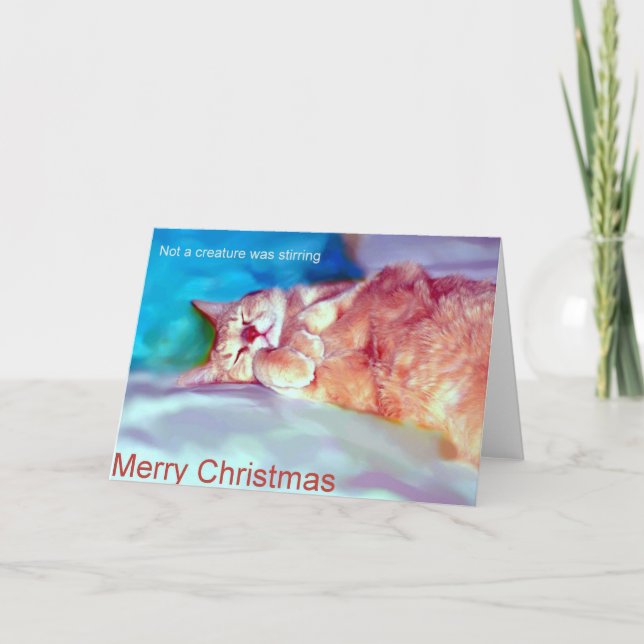 Waiting for Christmas Holiday Card (Front)