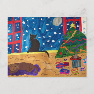 Waiting For Christmas Postcard