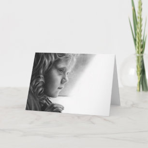 Waiting for daddy Greeting Card