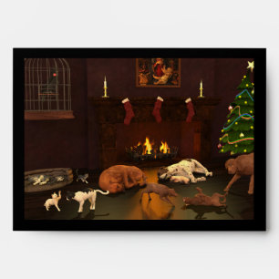 Waiting For Father Christmas Envelope